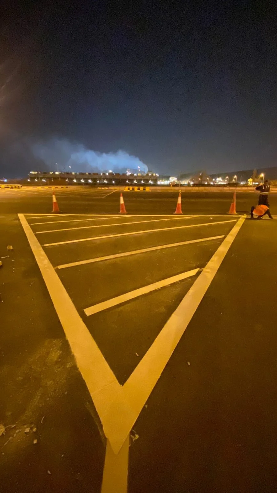 Asphalt road marking machinery and contracting equipment Doha Qatar